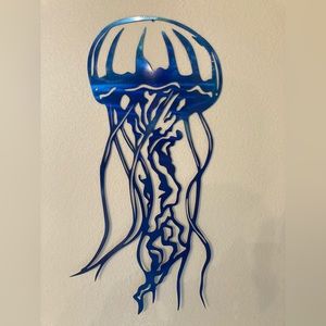 Metal Wall Art Jellyfish
